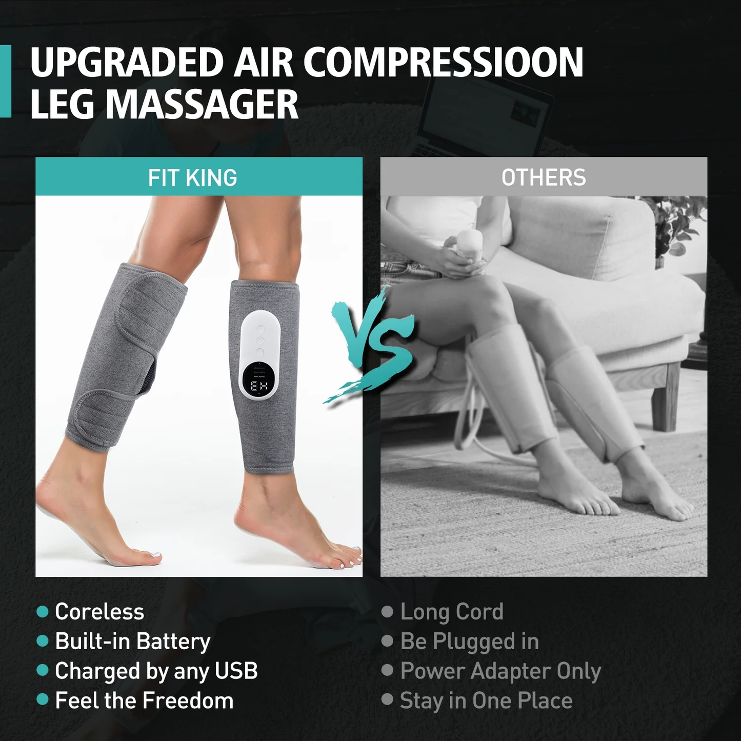 360° Air Compression Calf Massager